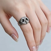 Недорогие Подарки-креативные забавные старинные серебряные кольца для носа собаки с регулируемым отверстием