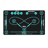 cheap Area Rugs-Hockey Training Mat Diatomite Non-Slip American Sports Floor Mat for Indoor Practice and Exercise