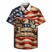 Χαμηλού Κόστους Αριστος-250ή Επέτειος ΗΠΑ Μπλούζα / Πουκάμισο Γεωμτερικό Ρετρό / Βίντατζ Καθημερινό Δεκαετία '70 για Ανδρικά Ενηλίκων Άλλες εκτυπώσεις για Ημέρα ανεξαρτησίας 4η Ιουλίου Πάρτι