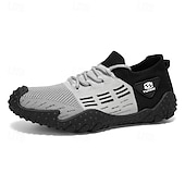abordables Baskets Décontractées-Chaussures de randonnée pour hommes, respirantes, à lacets, avec coussinets antidérapants, idéales pour le trekking, les voyages, les aventures en plein air et le quotidien.