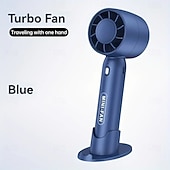 tanie ogrzewanie i chłodzenie-3-biegowy, ręczny wentylator turbo – ładowany przez USB, składany, do biura i podróży &amp;zewnętrzna, długotrwała chłodziarka, przenośny wentylator do rzęs, dedykowana suszarka, suszarka do rzęs,