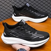 preiswerte Lässige Sneakers-Gelbe und rote Herren-Laufschuhe, leichte, atmungsaktive Sportschuhe mit Dämpfung, ideal zum Joggen, fürs Fitnessstudio, zum Spazierengehen, auf Reisen und für den Alltag.