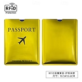 cheap RFID Card Holder-100 Pack RFID Blocking Sleeves Set, Credit Card Protectors or Passport Sleeves, Identity Theft Protection for Travel, Colorful Slim Card Holder for Wallets, Anti-Theft Shield