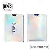 cheap RFID Card Holder-100 Pack RFID Blocking Sleeves Set, Credit Card Protectors or Passport Sleeves, Identity Theft Protection for Travel, Colorful Slim Card Holder for Wallets, Anti-Theft Shield