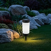 preiswerte Bodenlichter-4er-Set Solar-Gartenleuchten, wasserdichte Gartenwegleuchten, dekorative Solar-Bodenleuchten zum Einstecken, für den Außenbereich