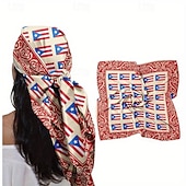 billiga 250:e årsjubileum-USA:s 250-årsjubileum, USA Kanada, världsfotbollsflagga, tryckt bandana för män och kvinnor, fyrkantig huvudduk, pannband, huvudband, utomhustillbehör för jublande fans