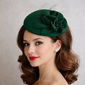 preiswerte Fascinators &amp; Hüte-Elegant Retro Vintage Fascinator-Hut Faszination Kate Middleton Kostüm Damen Maskerade Party / Abend Junggesellinnenabschiedsparty Erwachsene Hut