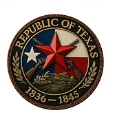 billiga U.S. 250-årsjubileum-Republiken Texas minnesmynt, Lone Star född 1836-1845, patriotisk medalj med Texas stjärna, flaggor &amp;historisk hyllning, samlargåva för historieentusiaster