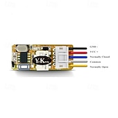 abordables Interrupteurs connectés-Interrupteur de télécommande sans fil 433 MHz, récepteur relais RF universel avec télécommande d'alimentation à bouton unique, contrôleur marche/arrêt sans fil pour ordinateur, lumières LED, portail,