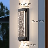 levne venkovní nástěnná světla-Venkovní Moderní Venkovní nástěnné světlo Venkovní Kov nástěnné svítidlo IP65 110-120V 220-240V