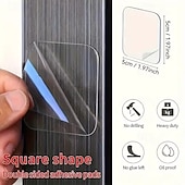 cheap Storage &amp; Organization-200 Pieces of Super Strong Double-Sided Tape, Transparent, No Drilling or Nails Required, Suitable for Various Surfaces Such as Plastic, Glass, Metal, Stone, and Drywall