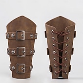 voordelige Outfits-Set Middeleeuws Renaissance Outfits Fancy kostuum Krijger Vikingen Kostuum Voor heren Viking Halloween Carnaval Prestatie LARP Ren Faire Volwassenen Zomer Lente