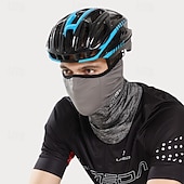 abordables Accessoires pour vêtements de cyclisme-écharpe Coiffure Bandana, foulard de sport, masque facial Cache-cou Tube Écran solaire Séchage Rapide Anti-Poussière Respirant Vélo / Cyclisme Gris foncé Noir Grise pour Homme Exercice en Plein Air