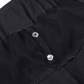 お買い得  メンズショートパンツ・タイツ・パンツ-Arsuxeo 男性用 純色 サイクリング ロード ショーツ サイクリングパンツ MTBショーツ バイク ショートパンツ バギーショーツ フォームフィット スポーツ 通気性 速乾性 フロントファスナー 反射性トリム ブラック アーミーグリーン 衣類 サイクルウェア