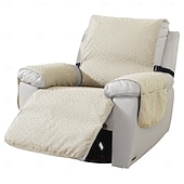 ieftine Husă pentru fotoliu reclinabil-husă de canapea impermeabilă, husă de canapea antiderapantă, durabilă, prietenoasă cu animalele de companie, anti-pete, culoare solidă, covoraș de canapea modern și minimalist, acoperire completă pentru câini și pisici, sufragerie, utilizare în tot sezonu