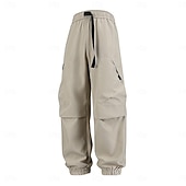 economico Pantaloni cargo-Per uomo Pantaloni Cargo Pantaloni casual Pantaloni da paracadute Pantaloni ad asciugatura rapida Coulisse Tasca Semplice Comodità Traspirante Lunghezza intera Quotidiano Casa All'aperto Vacanza