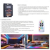 cheap Plug Strip Lights-24V WS2811 RGB IC COB LED Strip Lights 16.4ft (1 Roll ) 65.6ft (2 Rolls of 32.8ft) Chasing LED Light Strip with 338 Remote Controller Models and Power Supply for Bedroom Living Room Gaming Parties