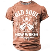  Herr Rolig Slang T-shirt Kortärmad T-shirt 3D-tryck Rund hals Skjorta Mode Dagligen Dagligen Gata Svart Rubinrött Sommar Vår Kläder S M L XL XXL XXXL