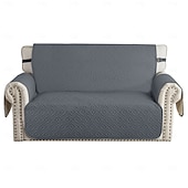 Недорогие Чехол для дивана-Водонепроницаемый нескользящий чехол для дивана для домашних животных, однотонный, защищает диван от мочи, моющийся чехол для мебели для собак и кошек.