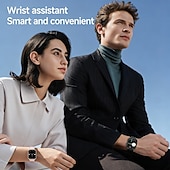 abordables Smartwatch-Smart Watch for Men Women with 2 Straps, Fitness Tracker with Sleep Monitor, DIY Watch Face 1.83" Touch Screen Smartwatch, Activity Tracker for Android iOS Phones