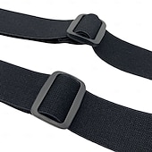 billiga Hemutrustning-Herrhängslen med 4 klämmor, dold hängslen under kläder, med 4 tryckknappar (3,8 cm bred), justerbar rem med x-rygg, arbetsrem för bergsbestigning, utomhusrem för bergsbestigning, herrspänne, bergsklättring
