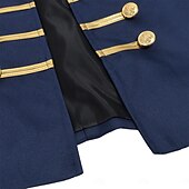 economico Capispalla-Medievale Rinascimento Cappotto Lunghe Gentildonna Nobildonna Tinta unica Aderente &amp; Svasato Costume Per donna Reale Halloween Carnevale Fiera Rinascimentale LARP Adulti Cappotto