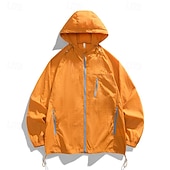 abordables Chaquetas impermeables-Mujer La chaqueta con capucha Chaqueta de piel de senderismo Chaqueta Cortavientos Verano Al aire libre Resistente al Viento Utra ligero (UL) Secado rápido Ligero Abrigos Chaqueta Pesca Escalada Playa