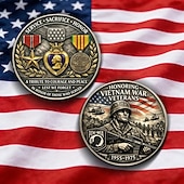 billiga U.S. 250-årsjubileum-Minnesmynt för Vietnamkrigets veteraner 1955-1975, hyllning till krigsfångarkriget, amerikansk militär samlarobjekt, patriotisk medaljgåva till veteran eller samlare