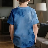 preiswerte Jungen 3D Sport &amp; Spiel-Jungen 3D Grafik Farbverläufe Lustiger Slang 67 T-Shirt Kurzarm 3D-Druck Sommer Frühling Sport Mode Streetwear Kinder 4-12 Jahre Rundhalsausschnitt Lässig Täglich Outdoor Normale Passform