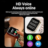 abordables Smartwatch-Smart Watch for Men Women with 2 Straps, Fitness Tracker with Sleep Monitor, DIY Watch Face 1.83" Touch Screen Smartwatch, Activity Tracker for Android iOS Phones