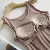  Πολλαπλές συσκευασίες 3 τεμ Γυναικεία Στρογγυλή Λαιμόκοψη Αμάνικο Μαύρο + λευκό + γκρι Αμάνικη Μπλούζα Σκέτο Causal Πολυεστέρας Καλοκαίρι