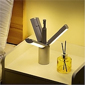 abordables Lampes et lanternes de camping-Lampe de camping LED à piles, lanterne de camping portable à intensité variable, lampe de table de camping rechargeable et déformable avec éclairage d'ambiance, lustre de camping pour éclairage