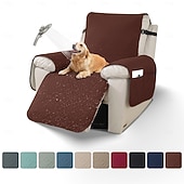 billige Reclinerdeksel-Vanntett sofatrekk for kjæledyr, lenestoltrekk til kjæledyr, sklisikkert sofatrekk, slitesterkt, vaskbart møbeltrekk for hunder og katter, alle årstider