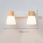 cheap Indoor Wall Lights-Indoor Modern Nordic Style Wall Lamps Wall Sconces Vanity Lights Indoor Wall Lights Living Room Dining Room Glass Wall Light 110-240 V