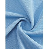 economico Polo Classico da Uomo-Per uomo Maglia da golf Polo Piqué Casuale Affari Colletto Polo a Coste Manica Corta Moda Essenziale Tinta unica Blocco di colori Bottoni Estate Primavera &amp; Autunno Vestibilità regolare Blu azzurro