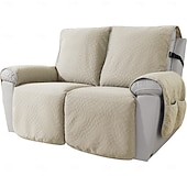 ieftine Husă pentru fotoliu reclinabil-husă de canapea impermeabilă, husă de canapea antiderapantă, durabilă, prietenoasă cu animalele de companie, anti-pete, culoare solidă, covoraș de canapea modern și minimalist, acoperire completă pentru câini și pisici, sufragerie, utilizare în tot sezonu