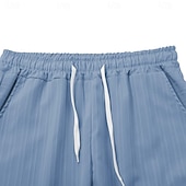 お買い得  メンズベーシックシャツセット-男性用 スタイル ２個 シャツセット そして ショーツ ビーチショーツ 設定 平織り カジュアル 日常 アウトドア 折襟 半袖 夏 ファッション カジュアル 快適 衣類