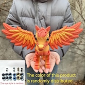 preiswerte Statuen-Große, 3D-gedruckte, bewegliche Pegasus-Figur, realistisches geflügeltes Pferdemodell, Sammlerstück einer Fantasiegestalt, Schreibtischdekoration für Zuhause oder Büro, Geschenkidee, Skulptur eines