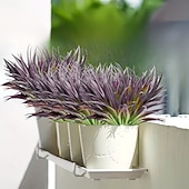 cheap Artificial Flower-10Pcs UV-Resistant Artificial Agave Plants, Vibrant Multi-Color Tall Fake Grass for Indoor/Outdoor Home Decor, All-Season Durable Plastic Greenery, Suitable for Garden, Office, Patio, Hanging Planter
