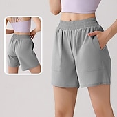 economico Pantaloni corti da corsa-Per donna Shorts da corsa Shorts Sportivi Tasche Pantaloncini Casuale Quotidiano All'aperto Estate Primavera Asciugatura Rapida Leggero Traspirante Allenamento in Palestra Tennis Golf Vestibilit