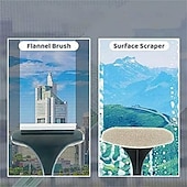 cheap Home Supplies-2 Pcs 2-in-1 Window Screen Cleaning Brush Value Set Multifunctional Screen Brush,Mesh Screen Cleaner Mesh Cleaner Brush,Wet and Dry Glass Cleaning Brush