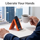 baratos Arrumação e Organização-Suporte de silicone para celular com estrutura de alumínio, flexível e dobrável, que se adapta a qualquer formato, com ajuste multiangular para celulares e tablets. &amp;dispositivos pequenos