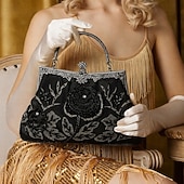 voordelige Accessoires en meer-Roaring jaren '20 Jaren 1920 Avondtasje Portemonnees The Great Gatsby Flapper Girl kralen Kostuum Dames Halloween Carnaval Maskerade Cocktailparty Retro themafeest Volwassenen Tas