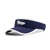 お買い得  キャップ＆ハット＆バイザー-ベースボール・キャップ サンハット テニスキャップ 男女兼用(儿童不要选这个) キャップ ランニングキャップ パッチワーク 日焼け防止 吸汗性 高通気性 のために テニス 野球 ピクルスボール 夏 春 ブラック ホワイト ピンク