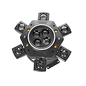 cheap Star Galaxy Projector Lights-6 Arm Moving Head DJ Lights,150W RGBW LED Stage Lighting with Strobe &amp; Bee-Eye Effect, Red/Green Starry, DMX512, Remote Control,Sound Activated,540° Rotation for Party, Clubs, Disco