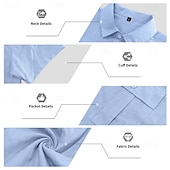 economico Camicie di lino-Per uomo Camicia di lino Due pezzi Set Camicia E Shorts Shorts di Lino Shorts da Spiaggia Impostare Semplice Quotidiano All'aperto Vacanza Collo ripiegato Manica Corta Estate Moda Casual Confortevole
