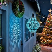 halpa Pathway Lights &amp; Lanterns-Marokkolaistyylinen aurinkolyhty, vedenpitävä ulkokäyttöön tarkoitettu riippuvalaisin, metallinen led-puutarhavalo terassille, sisäpihalle, kuistille &amp;takapihan sisustus