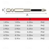 abordables Jeu de forets-Jeu de 12 forets magnétiques K5 haute résistance, forets de vissage magnétiques haute résistance, jeu de forets de vissage magnétiques durables, jeu de tournevis électrique magnétique antidérapant,