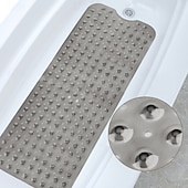 baratos Tapete antiderrapante para banheira-tapete de banho antiderrapante tapete de banheira extra longo antiderrapante chuveiro de banheiro banheira antibacteriana nova banheira de banheiro antiderrapante banheiro massagem à prova d'água