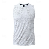 abordables Débardeurs-Homme Débardeur Gilet Sous-Vêtements T-shirt sans manches Sans manches Col ras du cou Été Printemps Uni Mode Léger Classique Séchage Rapide Salle de sport Rue Sports Bleu Blanche bleu marine T-shirt